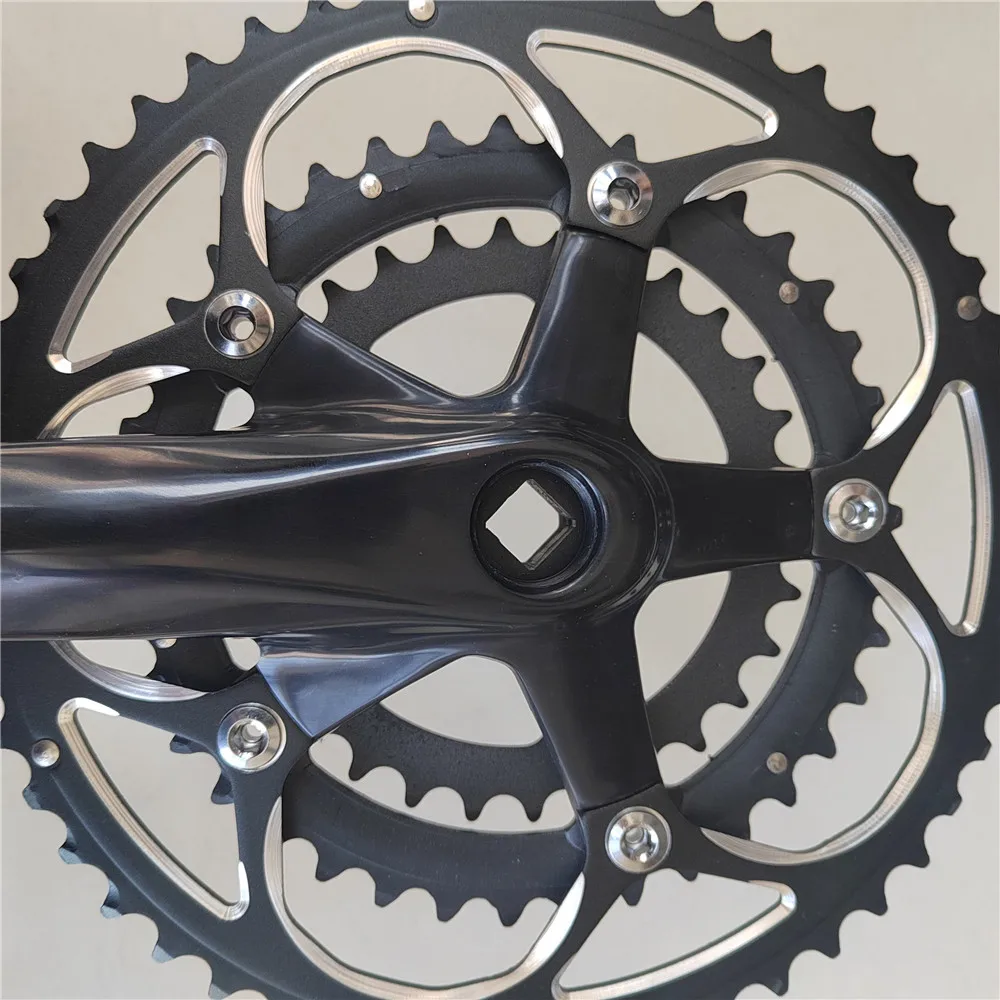 TRUYOU Road Bicycle 130-74BCD 52T 39T 30T  Triple Chainring Bike Crankset Chainwheel 3/32\