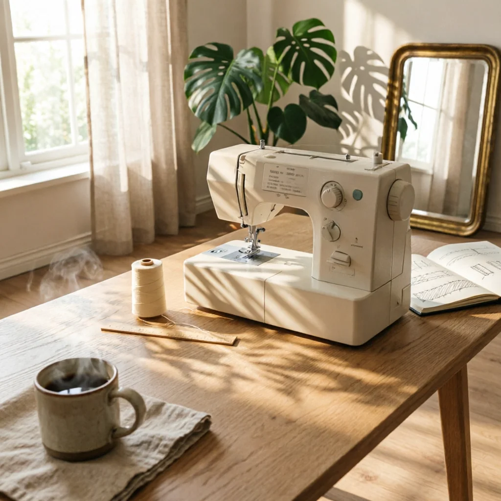 Sewing Machine Frame with Foot Pedal Adjustable-Height Sewing Machine Table Frame Foot Pedal Riser Metal Stable for Tailors