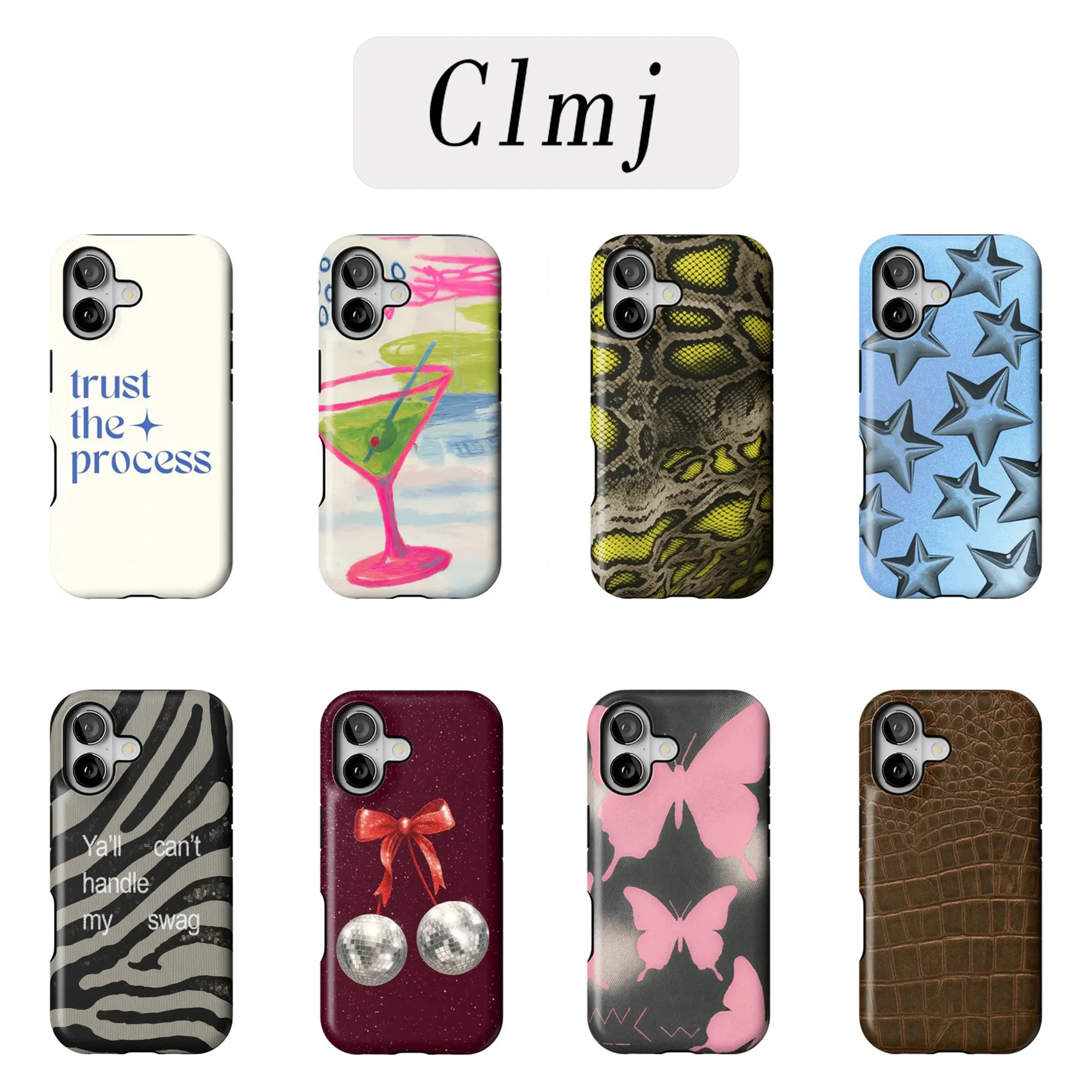 

Роскошный чехол для телефона Clmj Tini Time для iPhone 17 16e 16 15 14 13 12 11 X XS XR XSMAX 7 8 Air Pro Max Plus, двухслойная задняя крышка