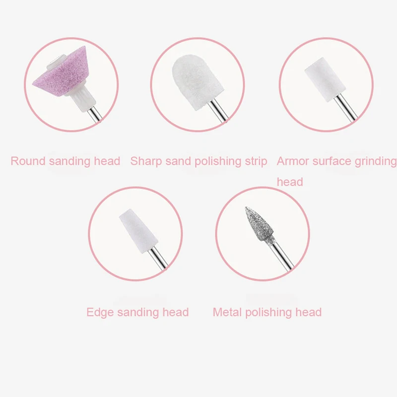 Professionelles Maniküre- und Pediküre-Set, kabelloses elektrisches Nagelfeilen-Set, Nagelbohrmaschine, Hand- und Fußpflege-Werkzeug zum Schleifen von Trim Polish – Detail 4