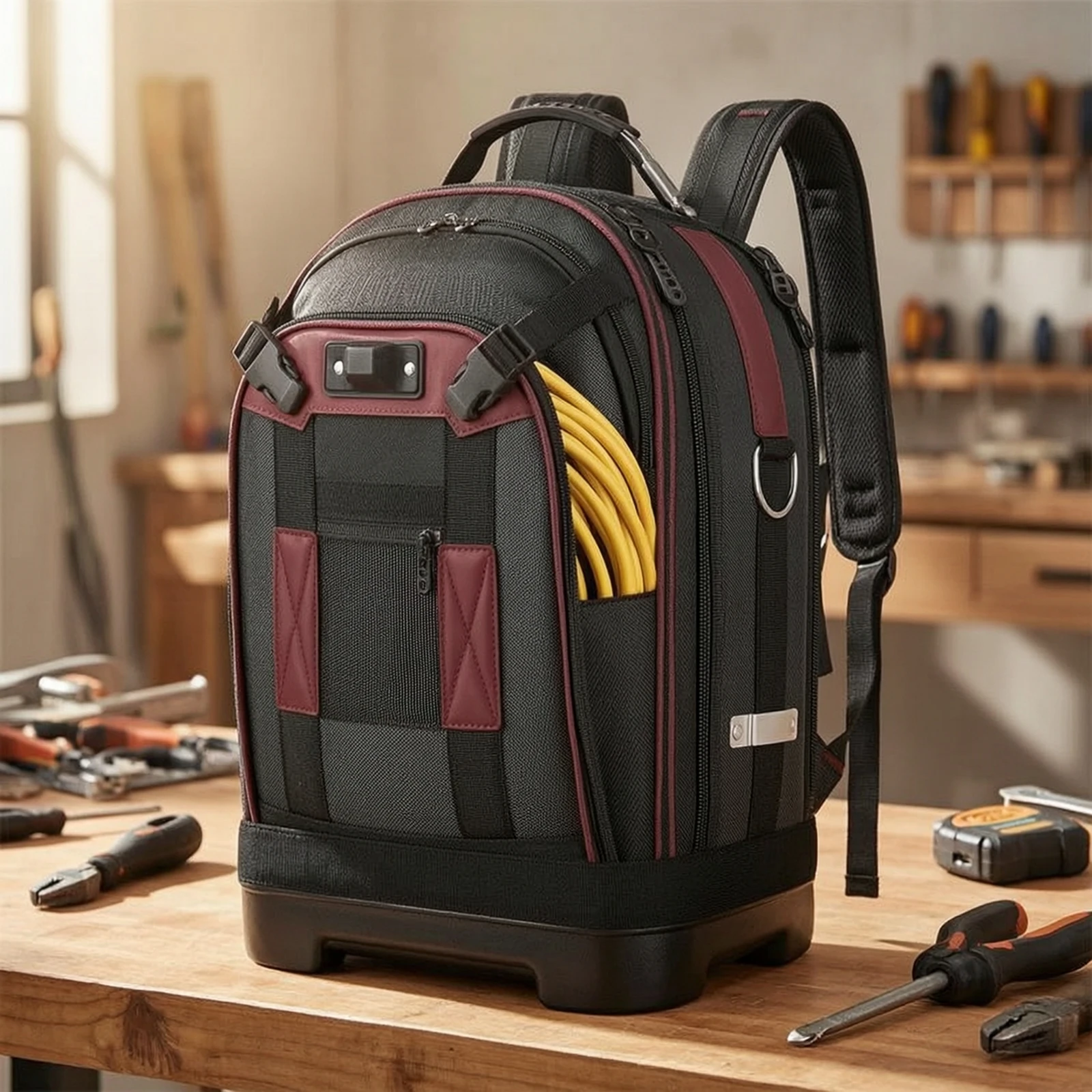 tool-backpack-with-molded-base-long-lasting-tool-backpack-organizer-structured-wear-resistant-for-electricians-job-sites