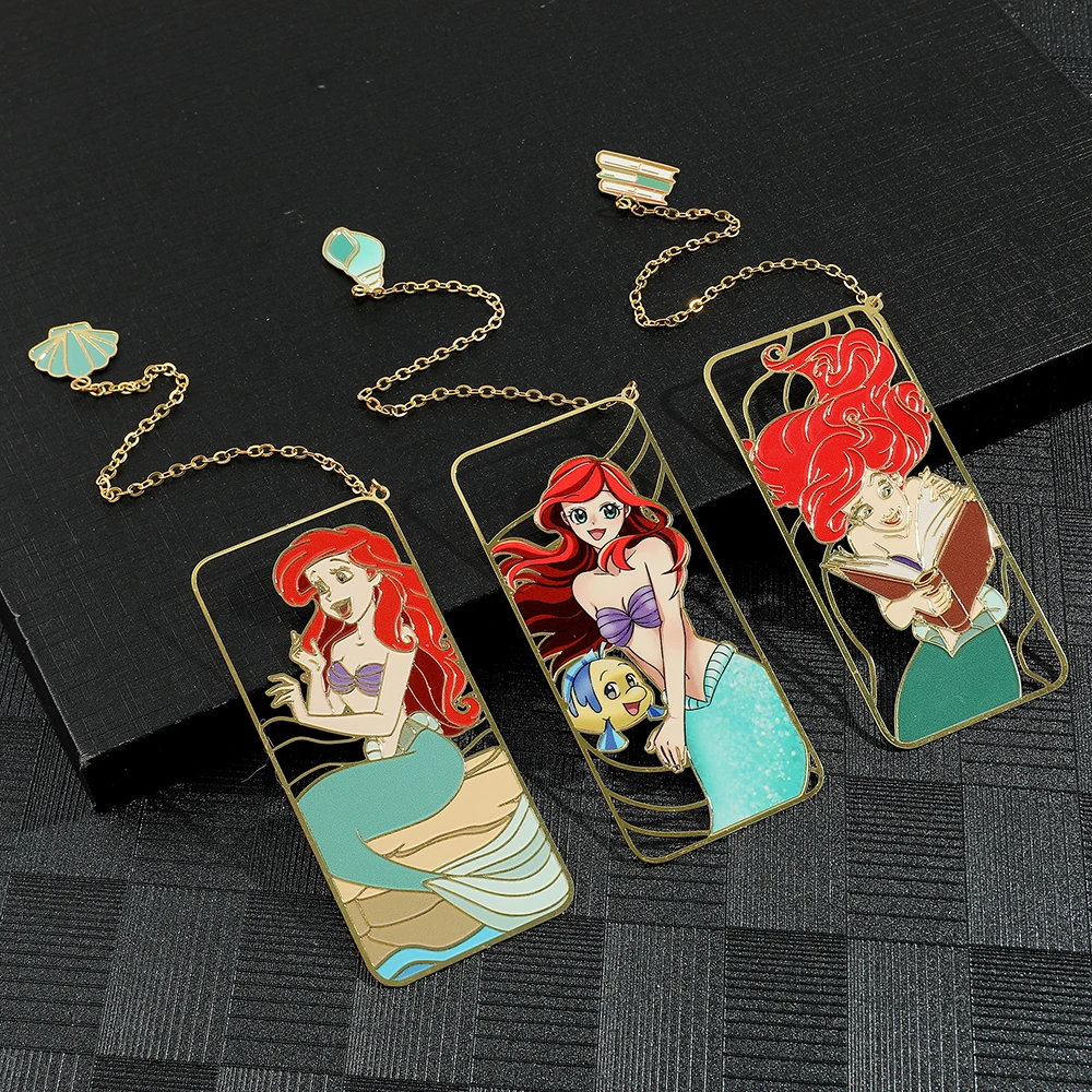 Marcapáginas de Metal de colección para fanáticos de niñas, marcapáginas de Anime para amantes de los libros, accesorios para mujeres, marcador de