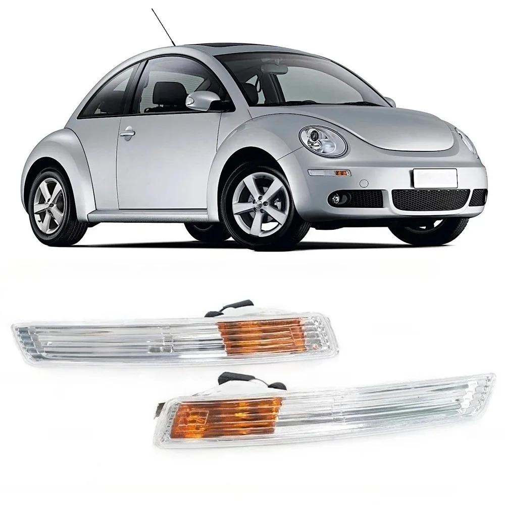Car Front Bumper DRL Daytime Running Lamp Turn Signal Light 1C0953041R/Q Without Bulbs For Volkswagen VW Beetle 2006-2010