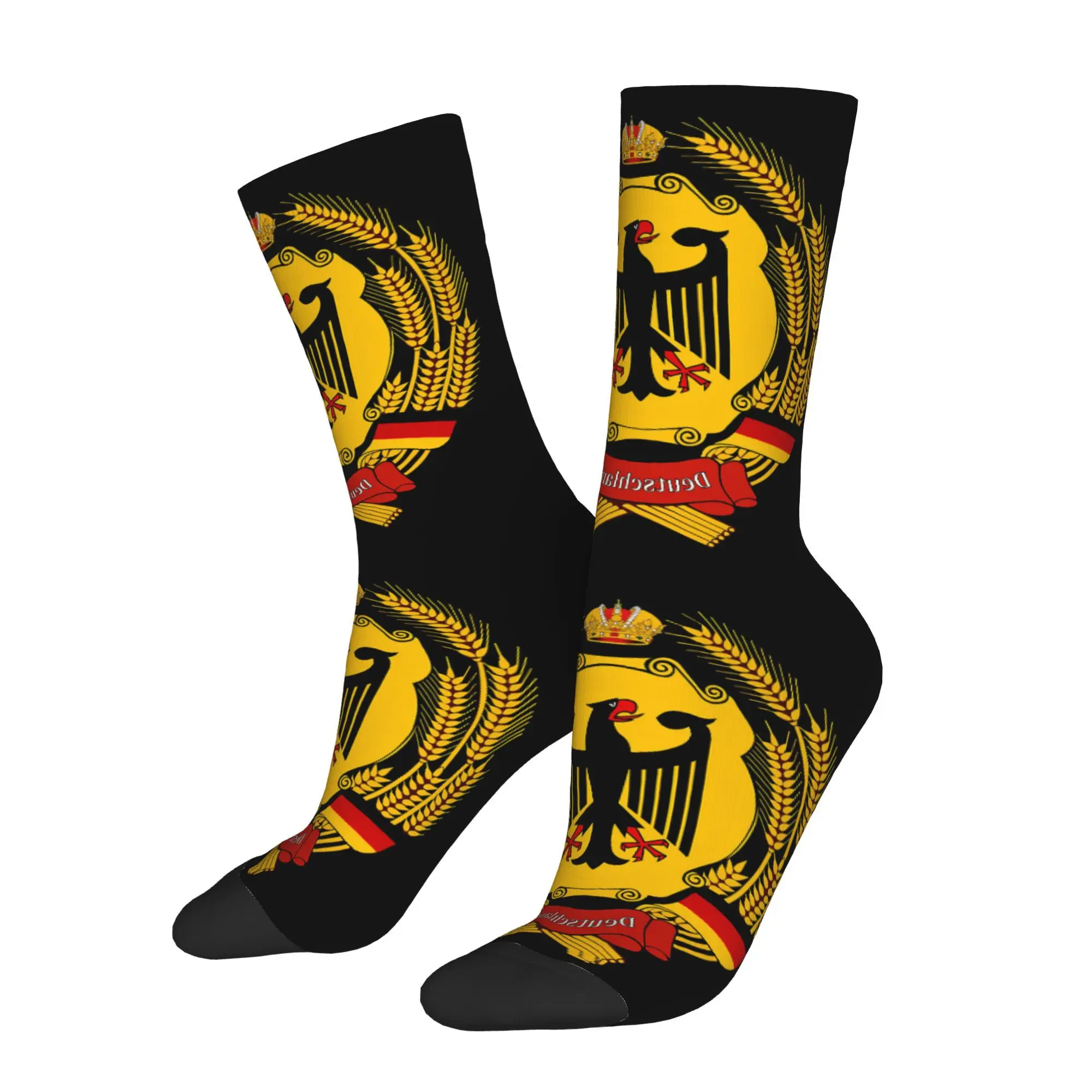

German Flag Eagle Bundesadler Sock Printed Man Polyester Fashion