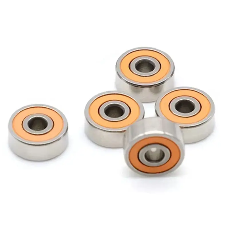 AEF5-5Pcs SMR103 ABEC-7 Fishing Reel Bearing Lure Reel Water Drop Reel Stainless Steel Hybrid Ball Bearing
