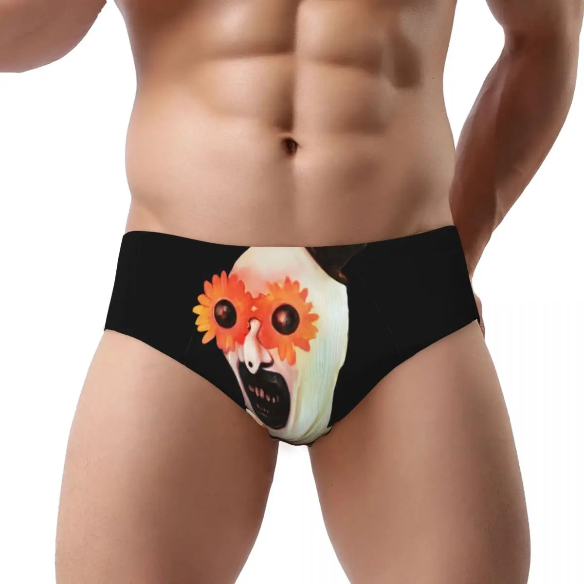 

Custom Men's Terrifiers Art The Clown Underpants Breathable Briefs Underwear
