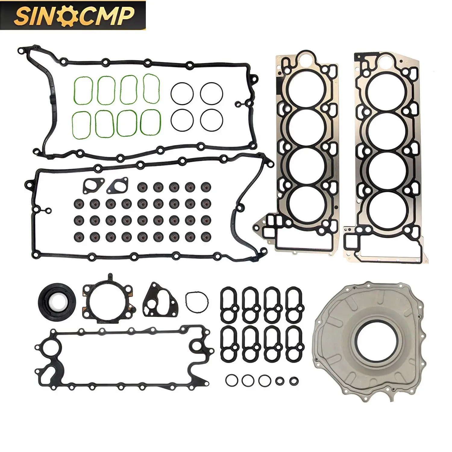 

AJ133 LR105293 LR105294 Прокладка головки блока цилиндров двигателя для Jaguar XE XJ F-Type Land Rover 5.0L V8 Комплекты для ремонта двигателя Запчасти 1 комплект