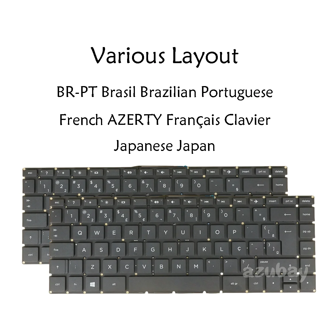 BR Portuguese French Japanese Laptop Keyboard For HP Home 14-ac 14-ac000 14-af 14-am 14-an 14-aq 14-ar 14-as 14-au 14q-aj 14g-ad