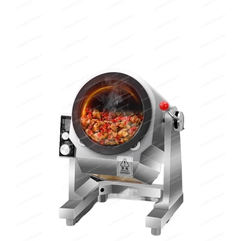 

Hot Commercial Intelligent Electric Egg Fried Rice Cooking Auto Drum Rotating Gas Fried Rice Robot Wok Machine