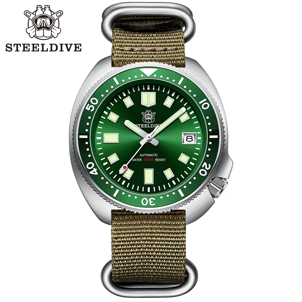 Men's Classic Nylon Strap Dive Watch, Water Resistant