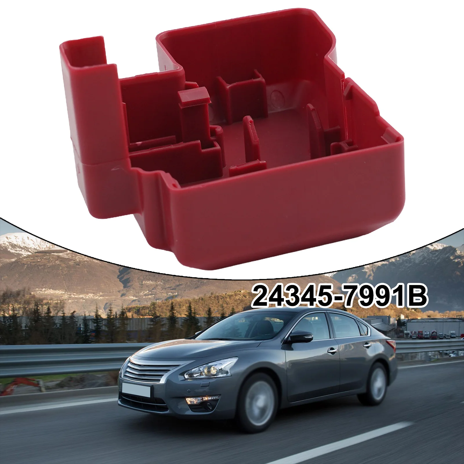 Car Battery Terminal Covers Top Post Cap Protect Case Battery Wire Connectors Rubber Cap For Nissan For Altima For Pathfinder