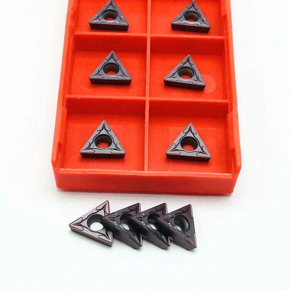 

Turning Tools TCMT110204 Insert Accessories CNC Metalworking Replacement 10Pcs/set For Stainless Steel Brand New