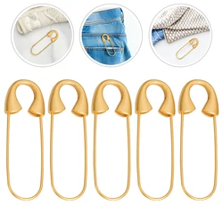 5 Pcs Gold Pin Clothing Fixing DIY Brooch Safety Heavy Duty Fixed Backpack Bride