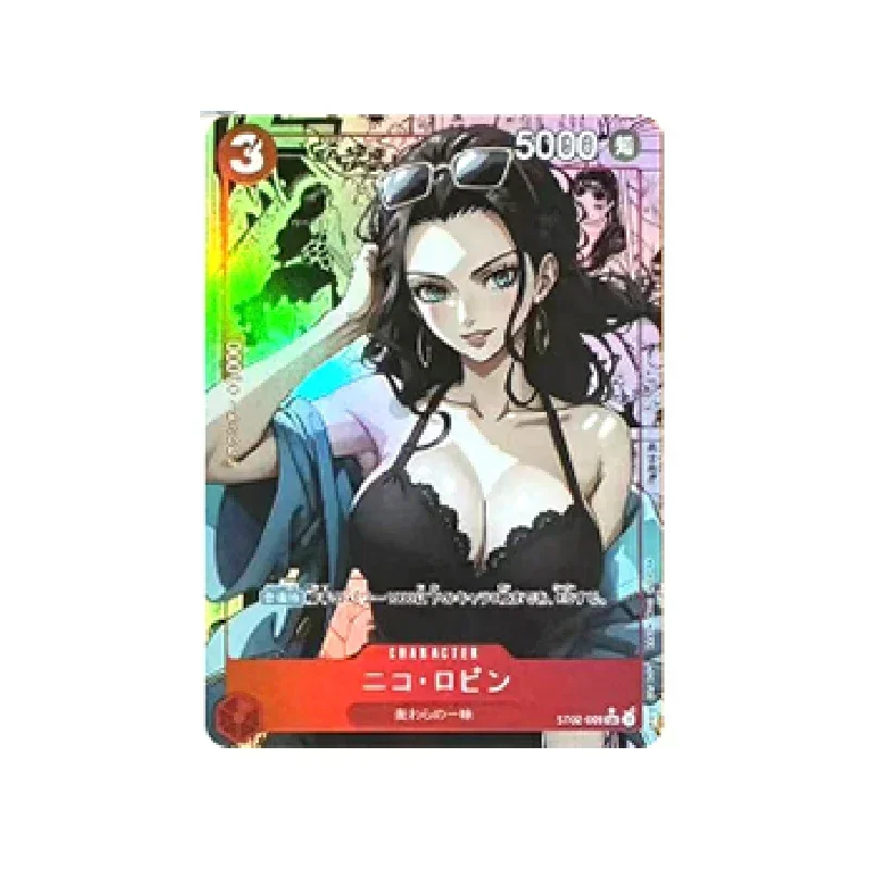 ONE PIECE Personaggi Anime Nico Robin Boa Hancock Fai da te fatto in casa abbronzante Regalo di compleanno di Natale Collezione Gioco di carte