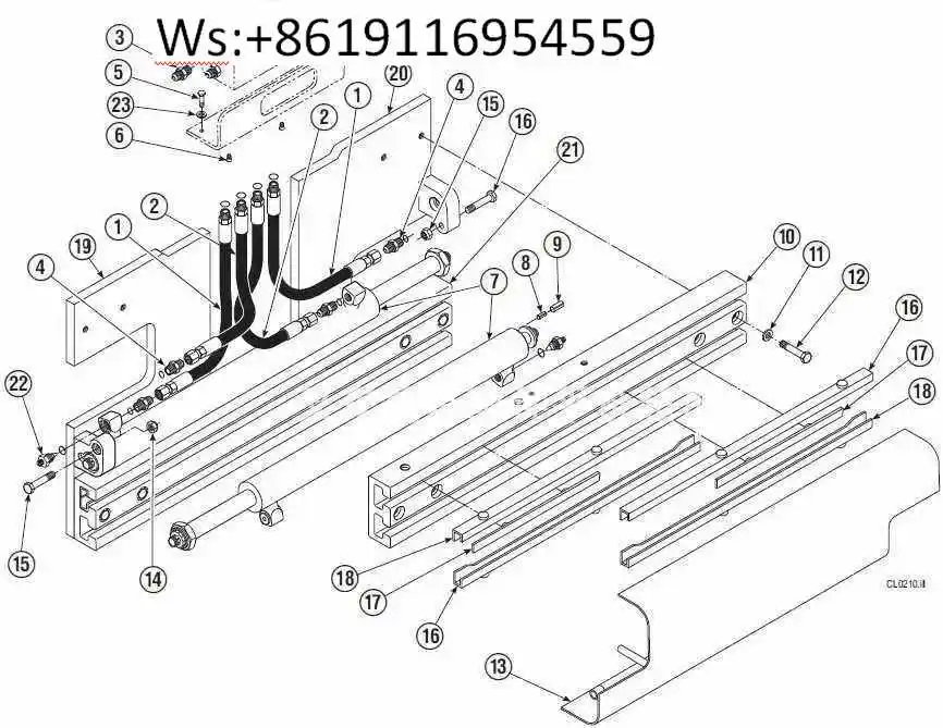 Cathcart Antwell Longji carton clip soft bag clip sponge clip oil cylinder high temperature wear resistance long life