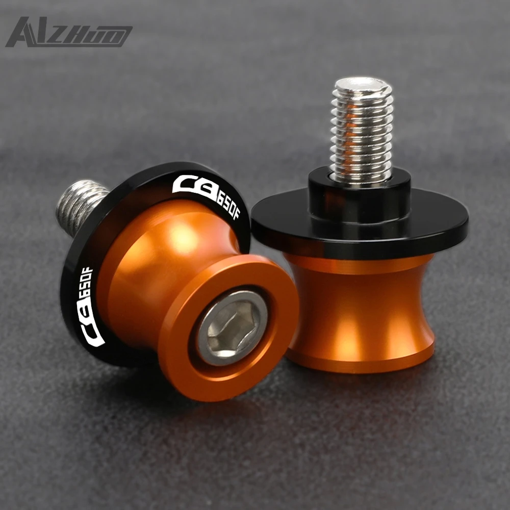 Motorcycles Accessible CB650F Accessible For Honda CB650F 2014 2015 2016 8MM Swingarm Spools Rear Stand Screws Swingarm Sliders