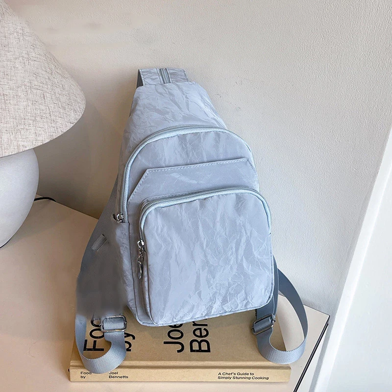 1 قطع موضة جديدة حقيبة ظهر نسائية عادية أسلوب بسيط متعدد الوظائف المرأة حقيبة صدر للرجال حقيبة تسلق الجبال هدايا عيد الميلاد