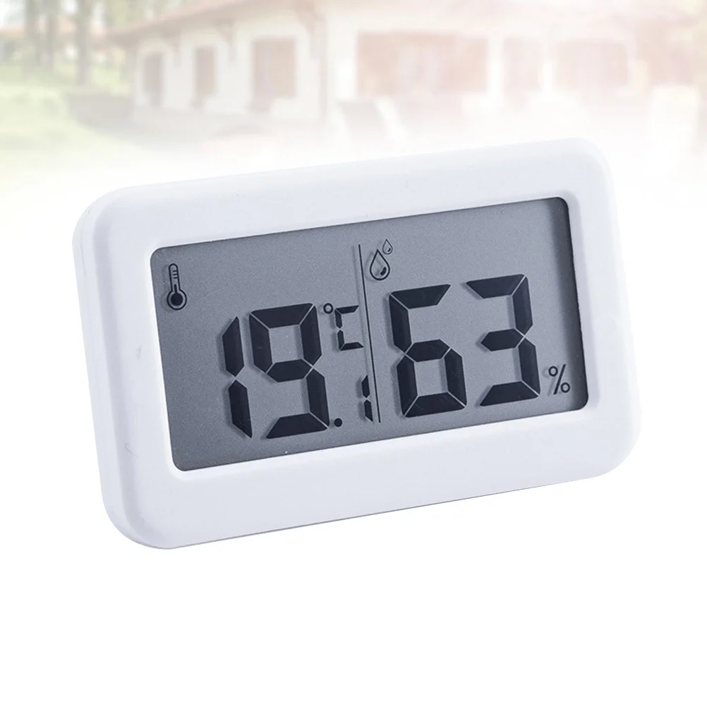 

Thermometer Hygrometer Temperature Simple Clock Practical Digital