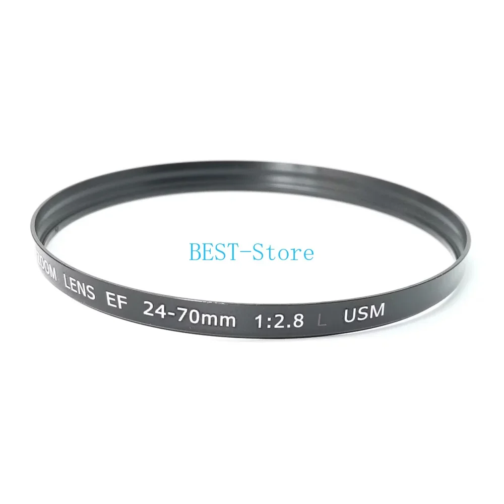 Nuovo di zecca per Canon EF 24-70 mm F2.8L 1:2.8 L USM Etichetta per targhetta con nome per trucco dell'obiettivo con nastro Accessori per fotocamera Parte di riparazione