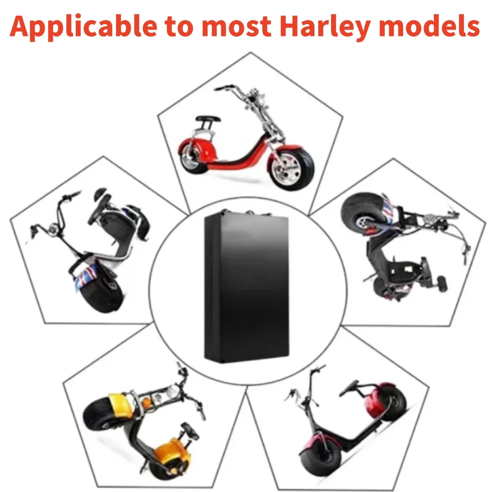 16S8P 60V 30Ah For Harley electric motorcycle lithium battery Waterproof Two Wheel Foldable Citycoco Electric Scooter Bicycle