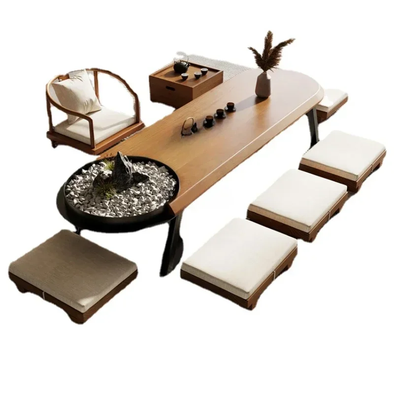 

Solid Wood Tatami Bed & Breakfast Japanese Short Table Tea Bay Window Table