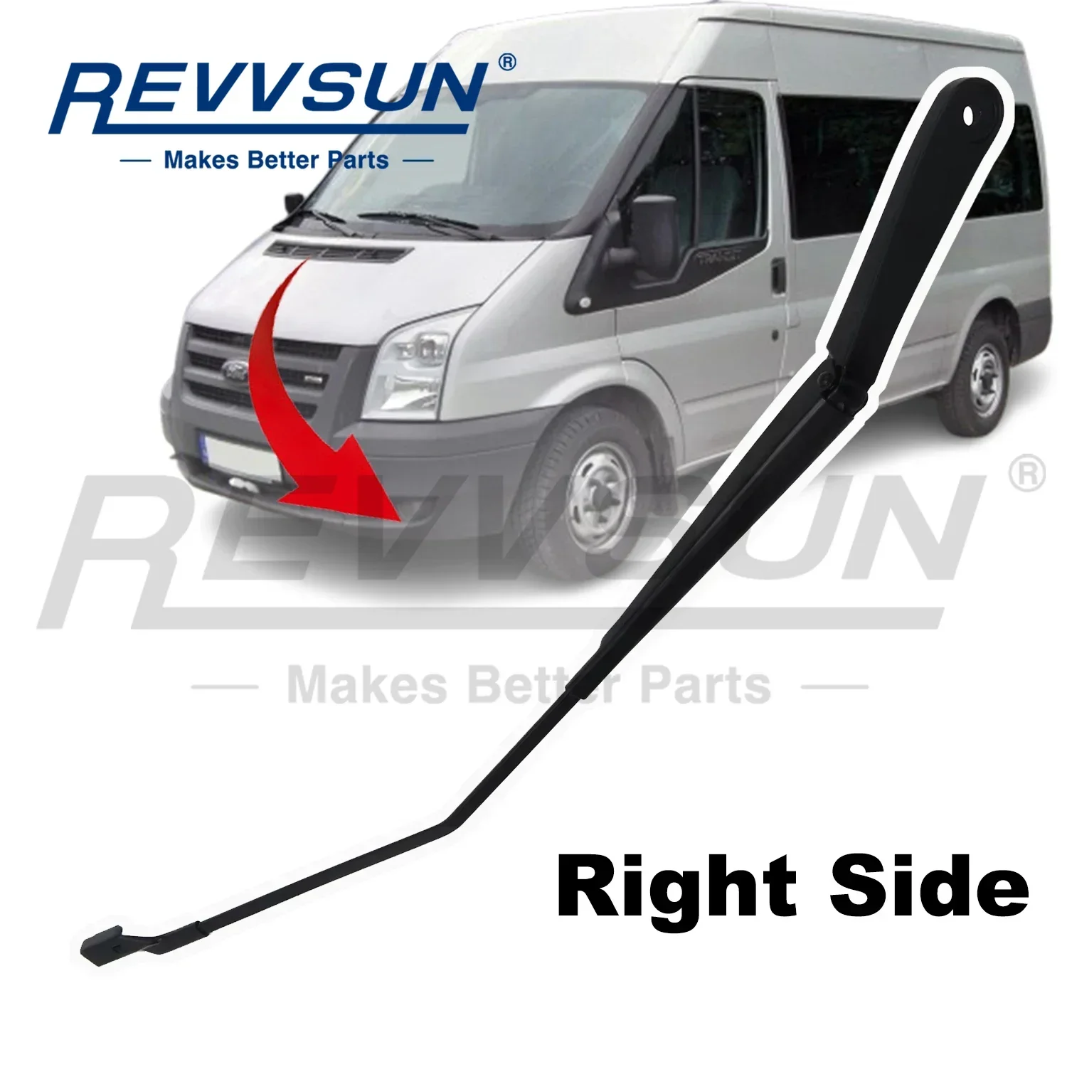 Front Windshield Windscreen Wiper Arm Right Side LHD for Ford Transit TTG 2014 - 2024 1864545 BK3117526FD Car Accessories