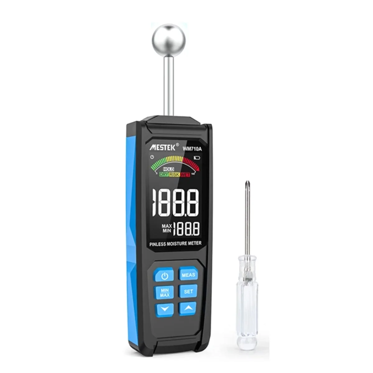 MESTEK Digital Wood Moisture Meter Wood Moisture Detector Moisture Tester Non-Contact Moisture Tester