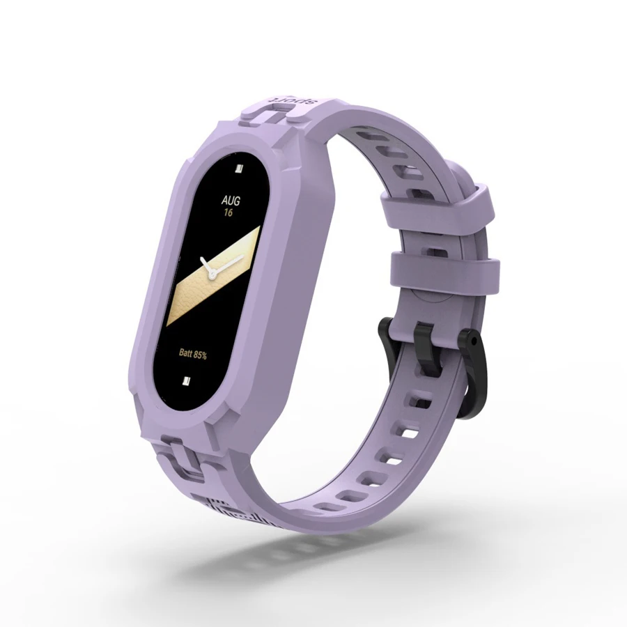 Tali Silikon untuk Xiaomi Mi Band 10 9 8 Tali NFC Gelang Karet Olahraga Pulseira Correas Xiaomi Smart Band 5 6 7 Aksesori