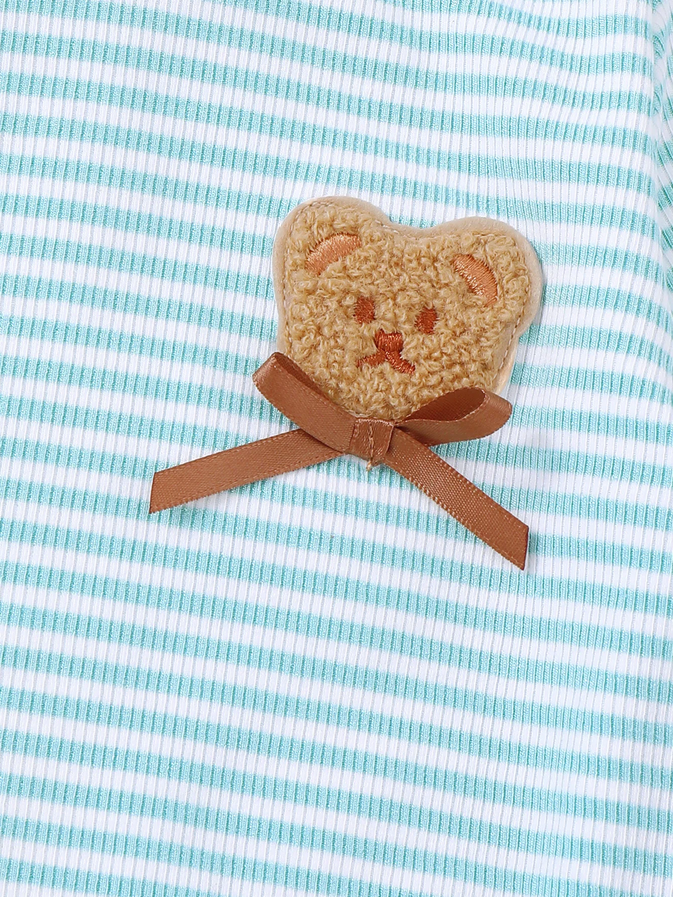 男の子の赤ちゃん春秋長袖ストライプクマ柄ロンパース三角デザイ - Baby Clothing Knitting Patterns のレビューと価格