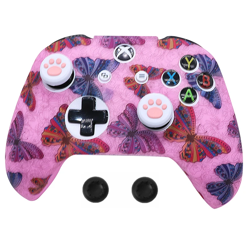 New Silicone Gamepad Protective Case Skin For XBox One Slim Controller Protector Camouflage Controle Cover Joystick For XBOXONES