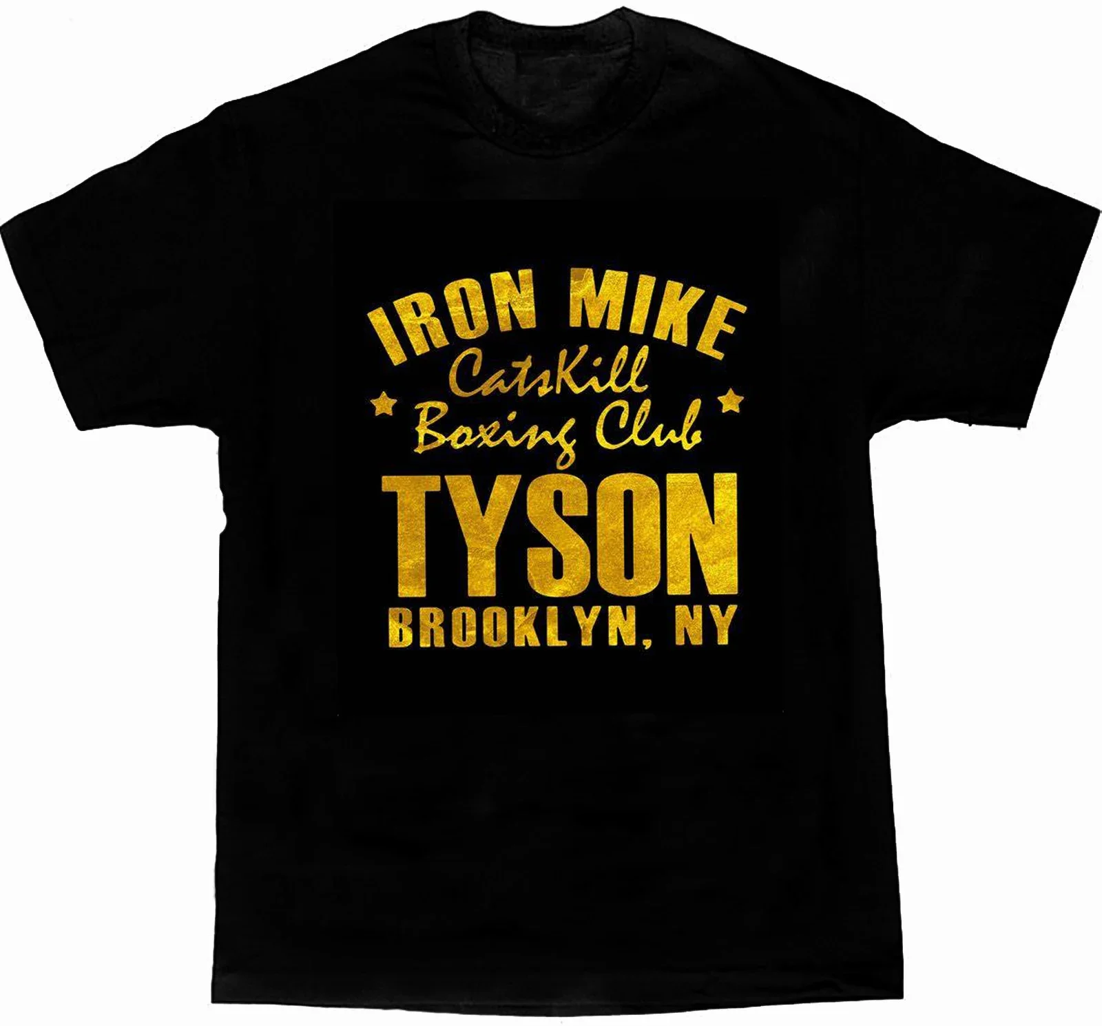 MIKE Summer Cotton Short Sleeve O-Neck Mens T Shirt New S-5XL Brooklyn Catskill Boxing Club Iron TYSON T-Shirt. oversized SUMMER