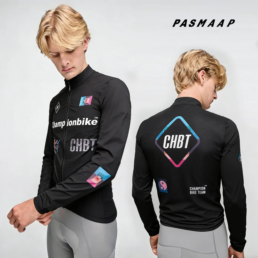 

Windproof Cycling Jacket Men's Lightweight Windbreaker MTB Road Bike Coat Team Custom Logo Breathable Quick Dry Outdoor Sports B