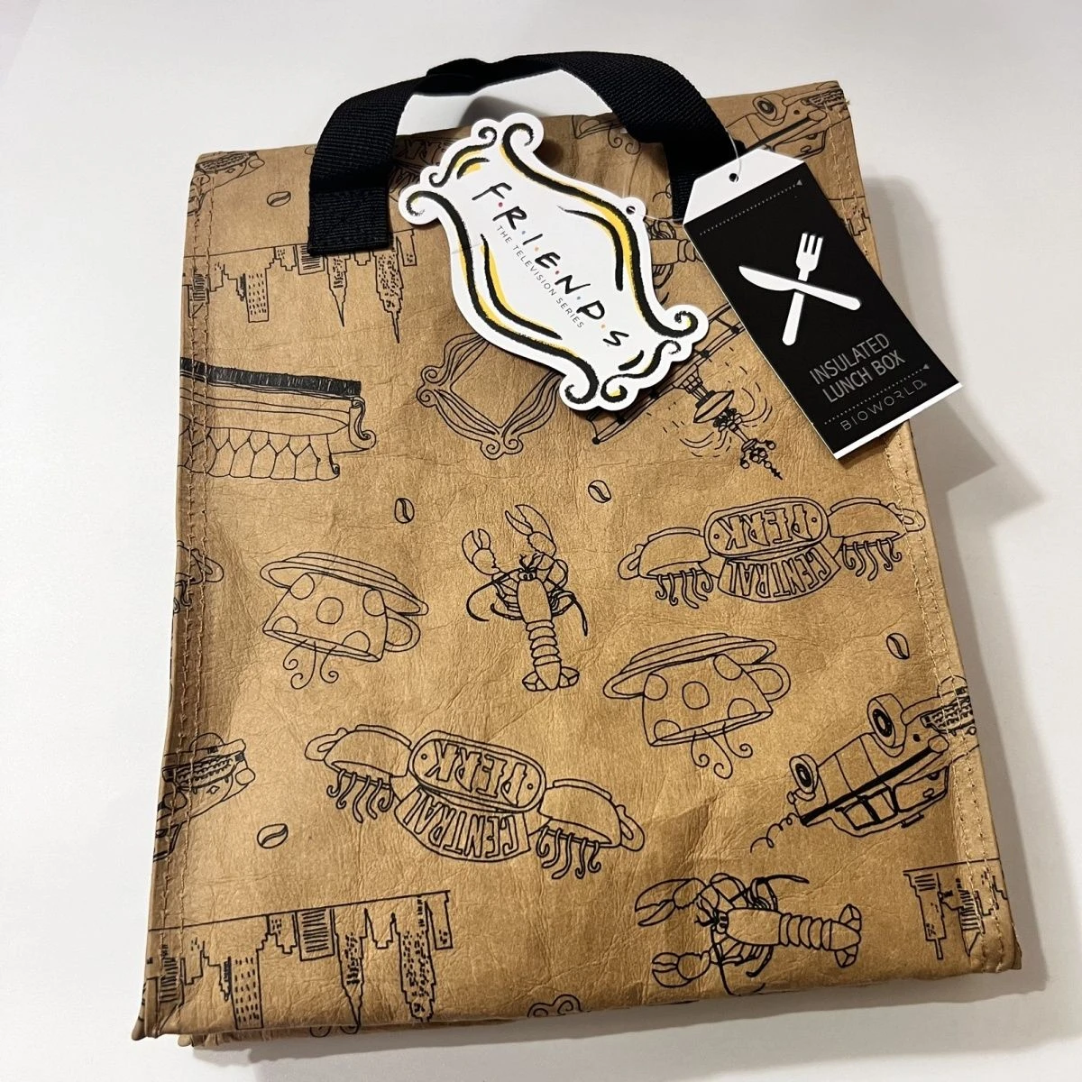 Bolsa Térmica para Almuerzo con Estampado de Dibujos Animados, Fabricada con Papel DuPont Ecológico, Contenedor Portátil para Alimentos, Bolsa Refrigerante
