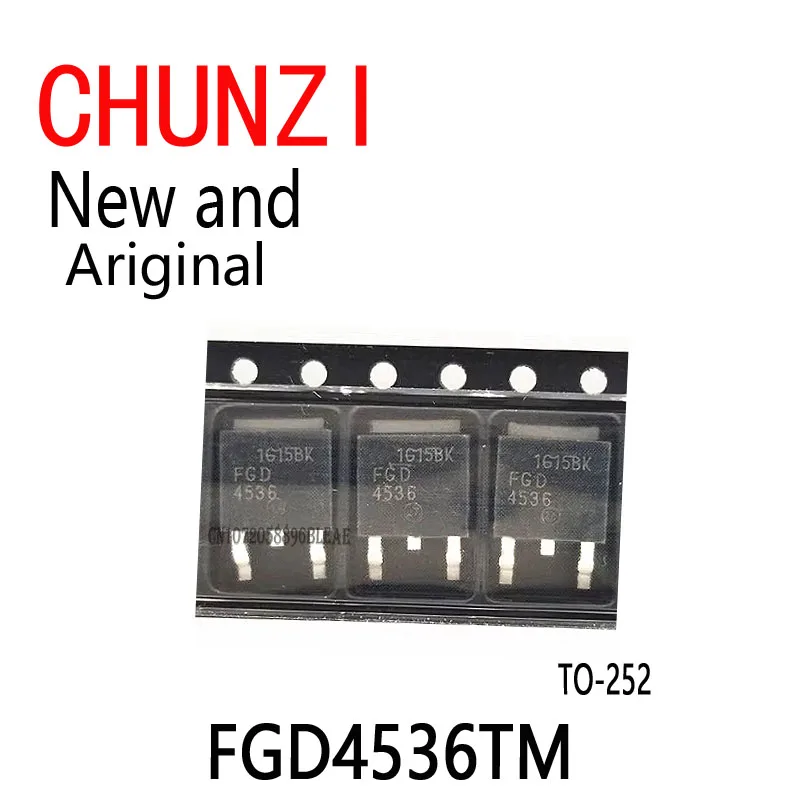 10Pcs New and Original 4536TM FGD4536 TO-252 FGD4536TM
