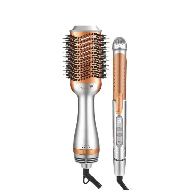 

Thin Earthenware Varnished Hair Styling Set With Double Potential And Quick Heat Recovery