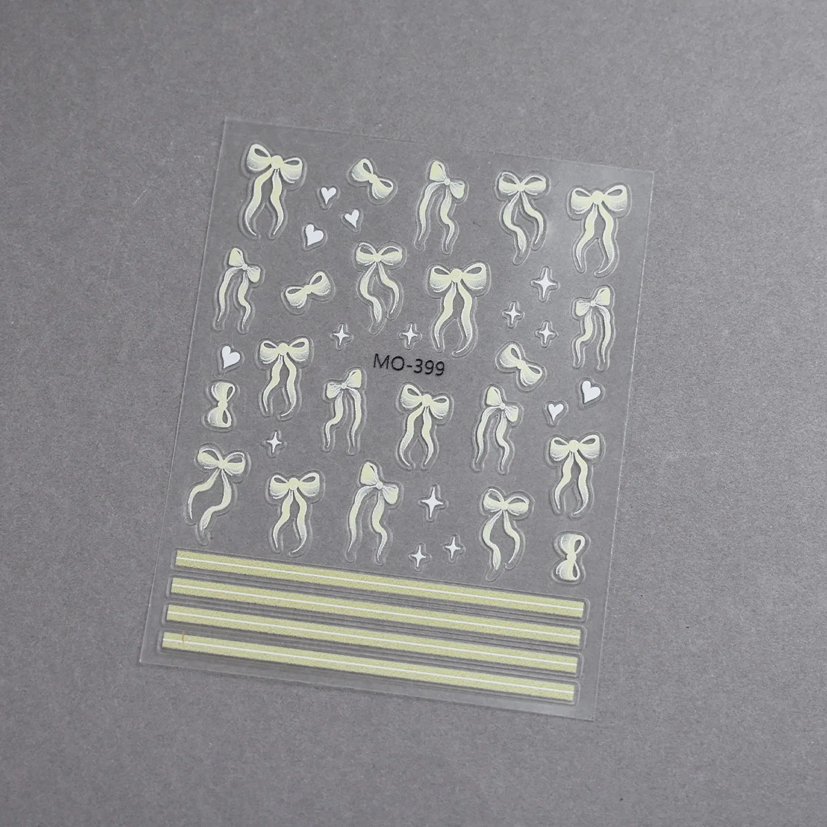 3D ネイルステッカーちょう結びロングシルクリボンフラワースライダーネイルアートデコレーションデカール DIY マニキュアアクセサリー Наклейки На Ногти