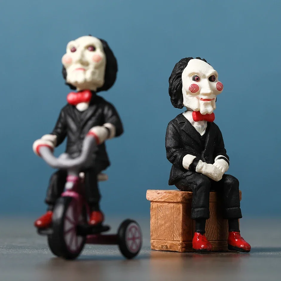 期間限定SALE‼️ レア物・廃盤フィギュア＂BILLY DOLL＂ Horror Movie Saw Billy Mini Model Figurals Brinquedos Figure