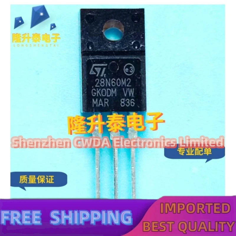 10PCS-20PCS  28N60M2 STF28N60M2 TO-220F 600V 24A  In Stock Can Be Purchased