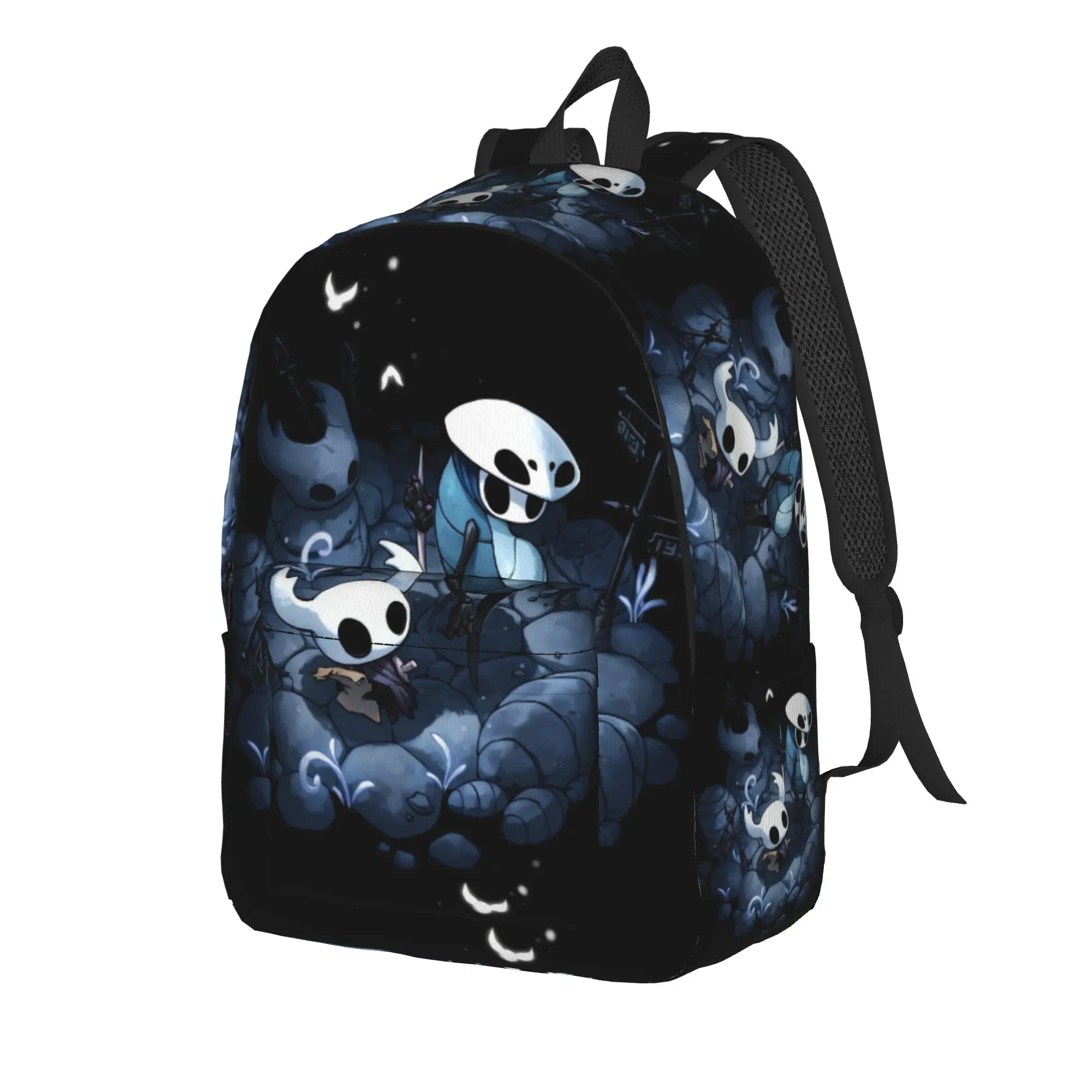 Hollow Knight Video Game Backpack  Travel Backpacks Student Colorful Pattern School Bags Aesthetic Rucksack