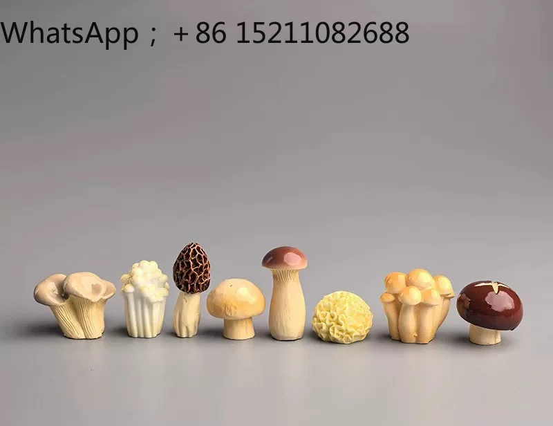 SCY cute mushroom cure computer desktop workstation desk small ornament decoration housewarming gift