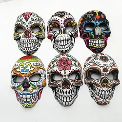 2024 Day of The Dead cosplay Masks Sugar Skull Full Face Mask Mexico Parties Masquerade Props Halloween Costume for Women Men