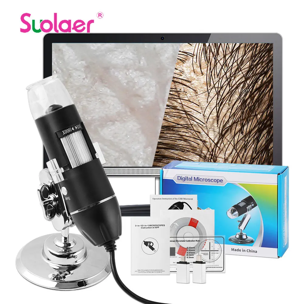 

Digital Microscope WiFi Wireless Electron Dermatoscope Scalp Detection Pores Magnifier Facial Skin Analyzer Machine