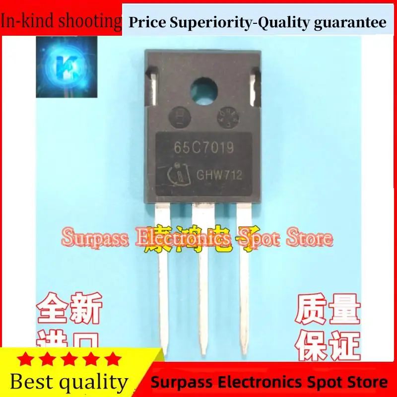 

10PCS-100PCS 65C7019 IPW65R019C7 TO-247 MOS 75A 650V Price Superiority-Quality guarantee