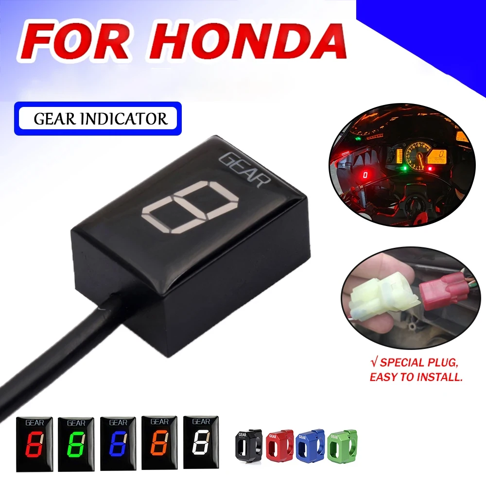 

For Honda CB1000R CBR1000RR CBR600RR CB600F Hornet CB650F Motorcycle Accessories Gear Indicator Speed Display Gear Display Meter