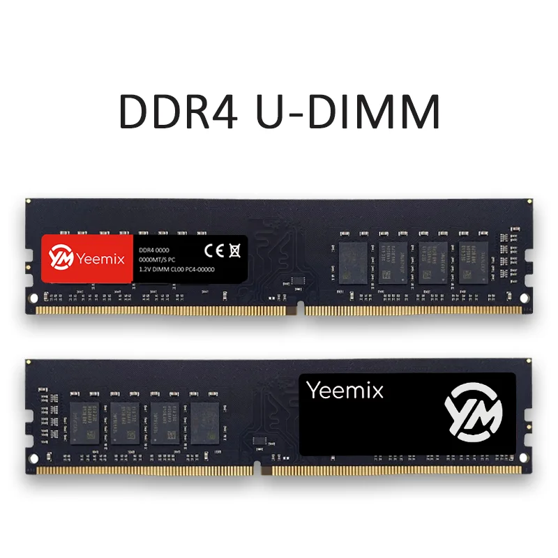 Yeemix DDR4 4GB 8GB 16GB 32GB 2133MHz PC4-17000 2400MHz PC4-19200 2666MHz PC4-21300 320MHz PC4-25600 DIMM سطح المكتب Ram 1.2V