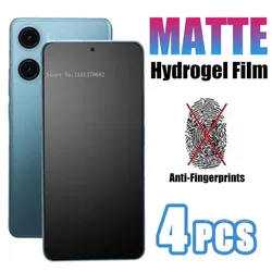 4pcs Matte Screen Protector for Redmi Note 13 12 11 10 9 Pro 12S 11S Hydrogel Film For Redmi 13C 12C 10A 9A 8A Anti-Fingerprint