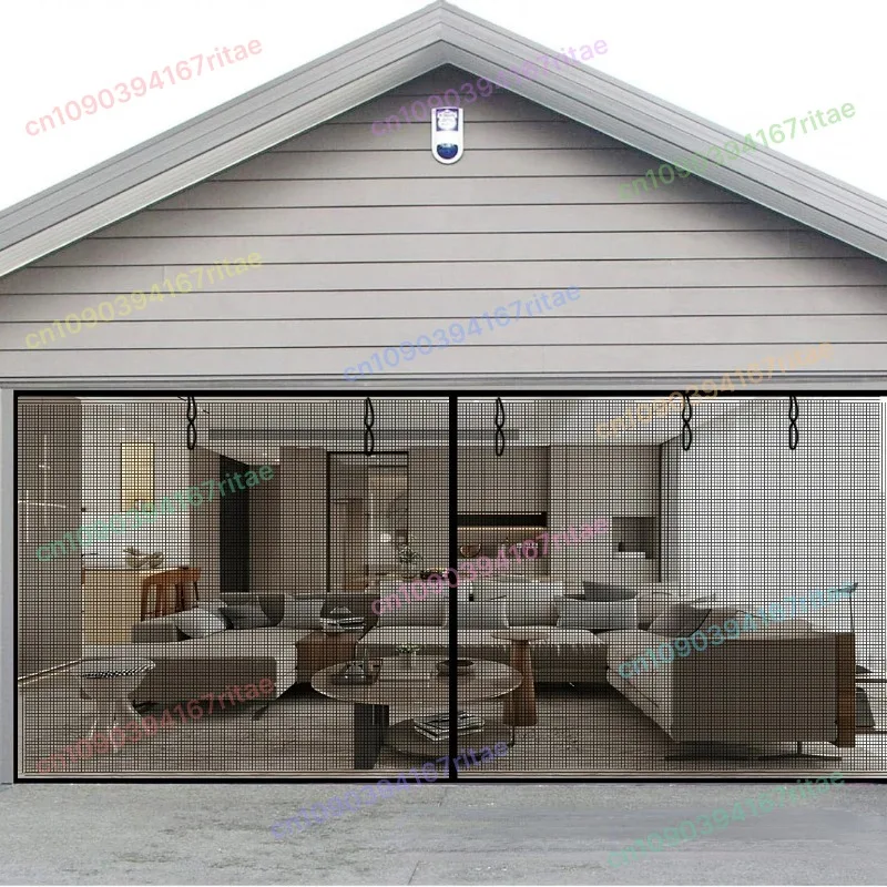 

Magnetic Mosquito Net for Doors Custom Size Insect Screen Curtain Mesh for Garage Door Fly Screen Door Ventilation