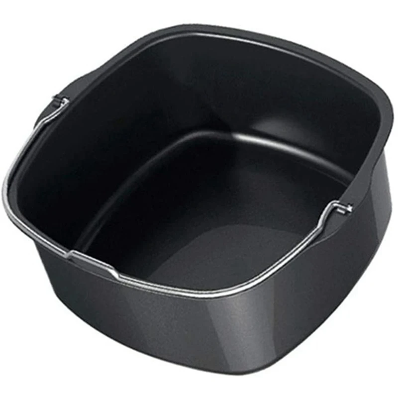 B02C-3Pcs Air Fryer Electric Fryer Parts Baking Dish Roasting Tin Tray For  Hd9232 Hd9233 Hd9220 Hd9627 Hd9621