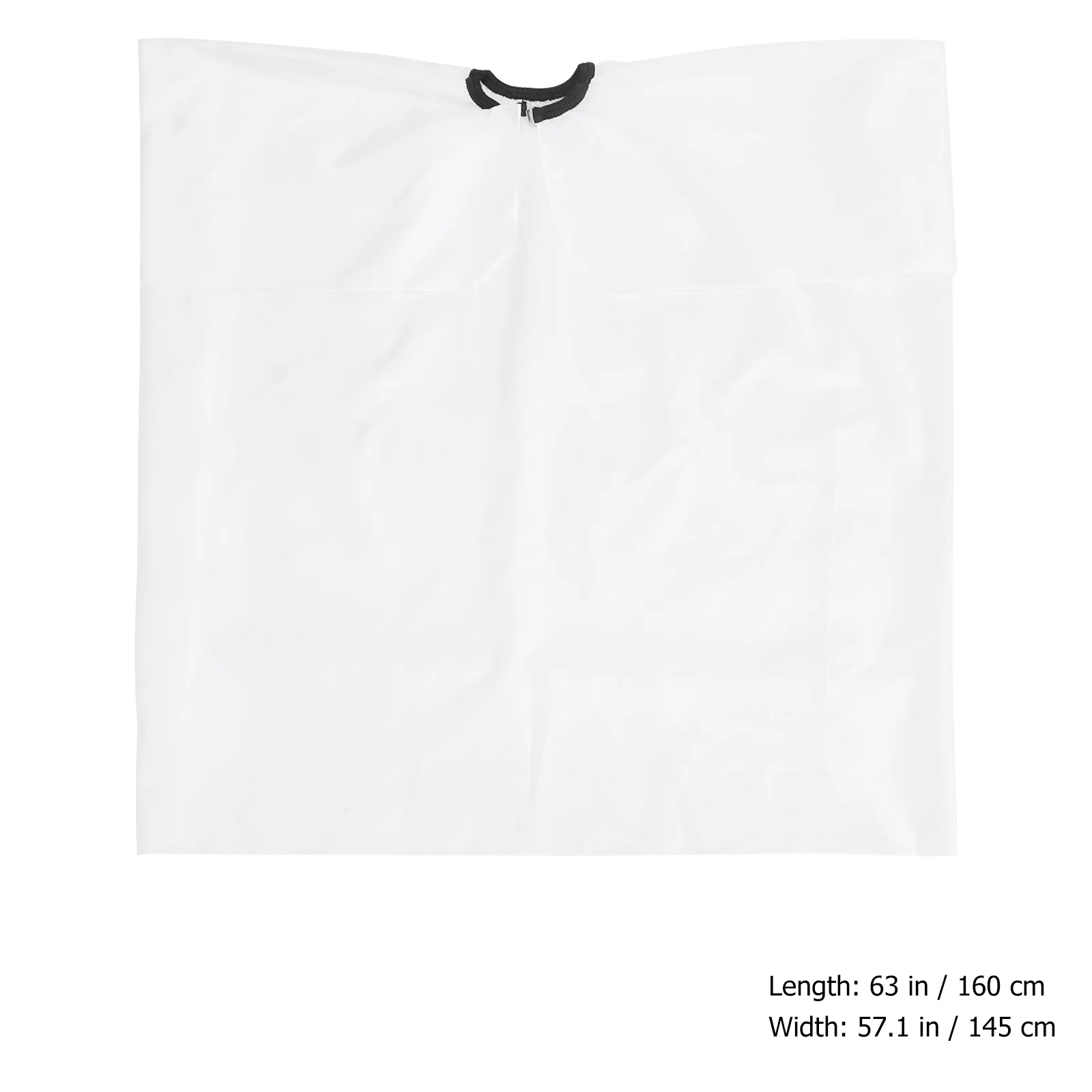 

Hairdressing Cape Waterproof Soft Lightweight Hair Cutting Cloak Salon Gown for Barber Shop Hairdresser Supplies White