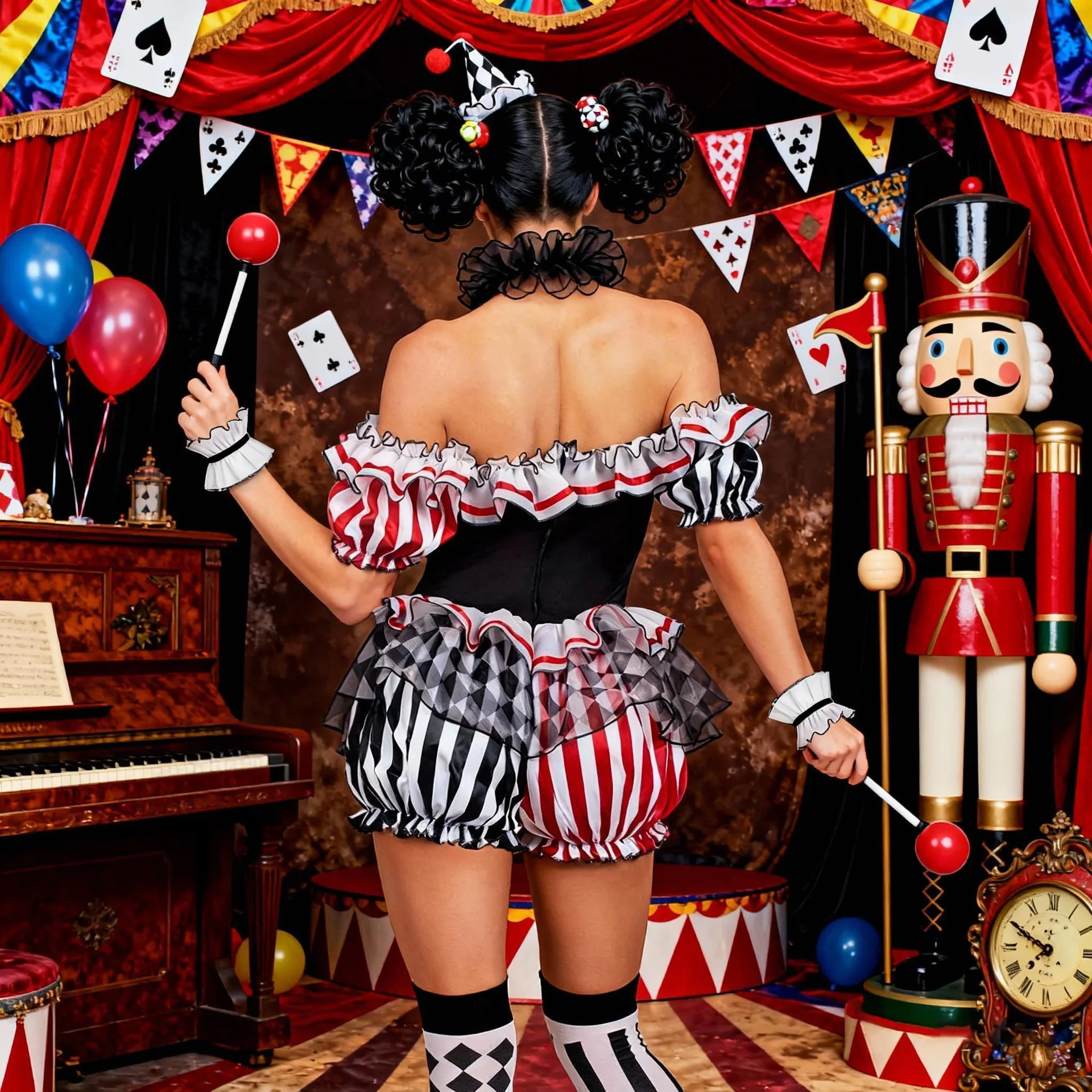 Combinaison Clown Sexy Femme – Dompteuse de Cirque – photo 10